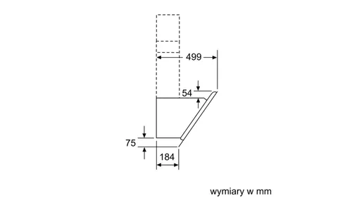 Okap Bosch DWK97JM20 Biały