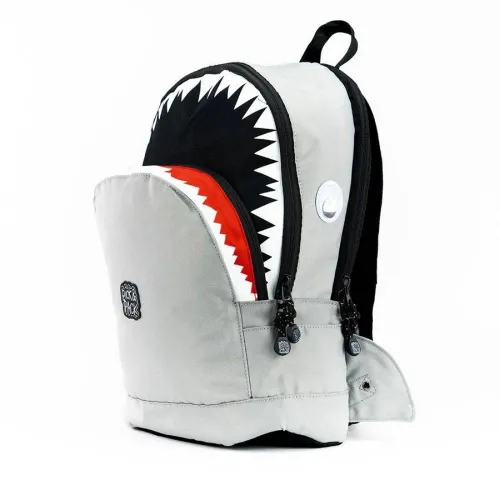 Школьный рюкзак Pick &amp; Pack Shark Shape M-grey