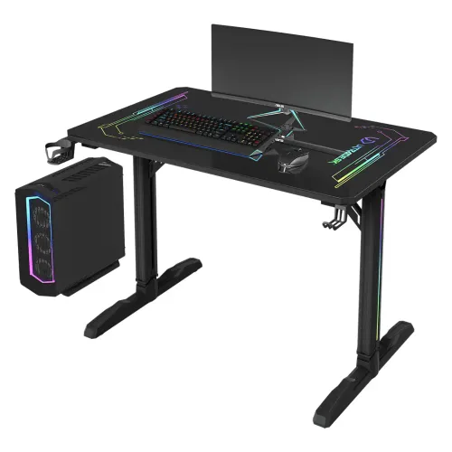 Biurko Ultradesk FREEZE V2 109cm Czarny