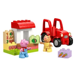 LEGO Duplo Świnka Peppa 10468 Ciągnik i rynek