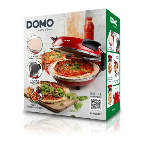 Piec do pizzy Domo DO9284PZ 1200W Regulacja temperatury 32cm