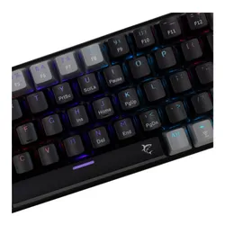 Klawiatura gamingowa White Shark Wakizashi Blue przewodowa mechaniczna podświetlana czarno-szara