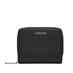 Маленький женский кошелек Calvin Klein CK Must с/A Wallet с клапаном Md K60k607432 CK Black BEH