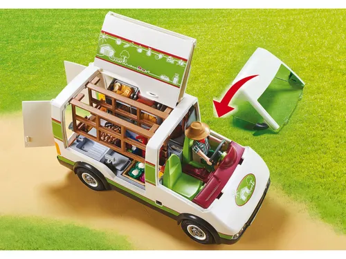 PLAYMOBIL 70134 Meyve ve sebze satışı için araba