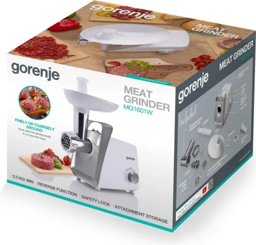 Maszynka do mielenia mięsa Gorenje MG1601W 1600W 2 sitka