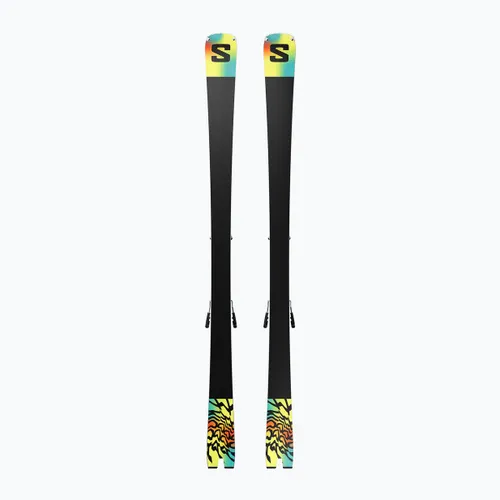 Narty zjazdowe Salomon Addikt Pro 76 + wiązania MI12 GW white/black/capri breeze