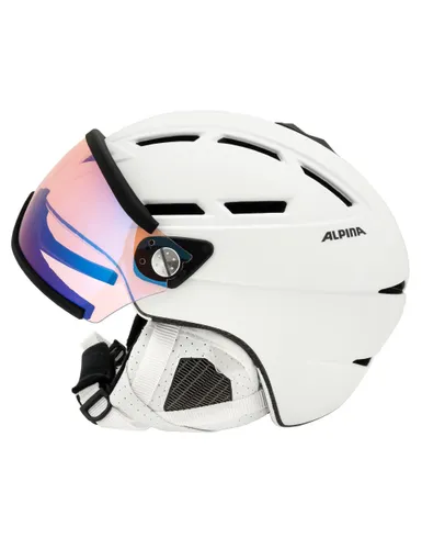 Kask narciarski damski ALPINA GRIVA VISOR VHM z wbudowaną szybą - fotochrom kat. S1-S3 - Rozmiar - M