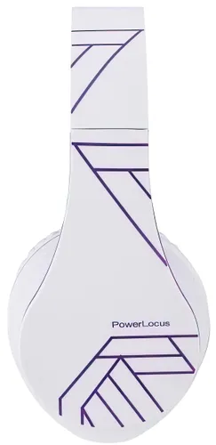 Słuchawki nauszne POWERLOCUS P2 Biało-fioletowy