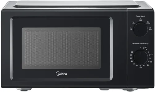 Kuchenka mikrofalowa MIDEA MD-MP012MK-BK 700W średnica 24.5 cm pojemność 19L Technologia inwerterowa innowave  Czarny