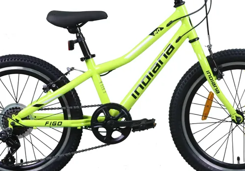 Rower dziecięcy INDIANA Figo 20 cali Limonkowy
