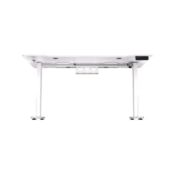 Biurko Endorfy Atlas L Electric Onyx White 150cm Regulacja wysokości Biały