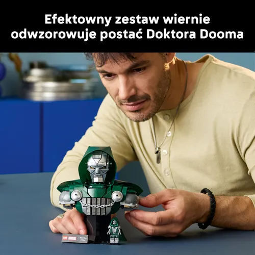 LEGO 76345 Super Heroes Popiersie Doktora Dooma