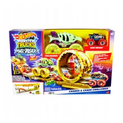 Mattel Hot Wheels Monster Trucks zestaw Tor Power Smashers 116cm