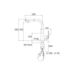Bateria Teka In 938 Plus Chrom Mosiądz