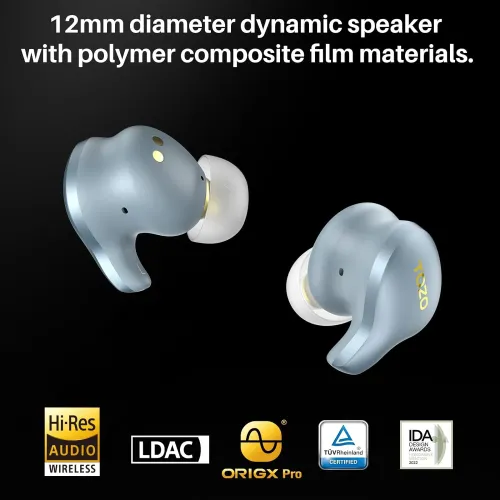 Słuchawki bezprzewodowe Tozo Golden X1 Dokanałowe Bluetooth 5.3 Niebieski