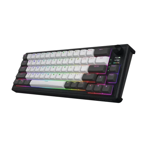 Klawiatura mechaniczna Hator Skyfall 65 Pro Wireless Aurum Vanila Czarno-Szara