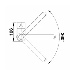 Bateria BLANCO Mida 519415 Antracyt
