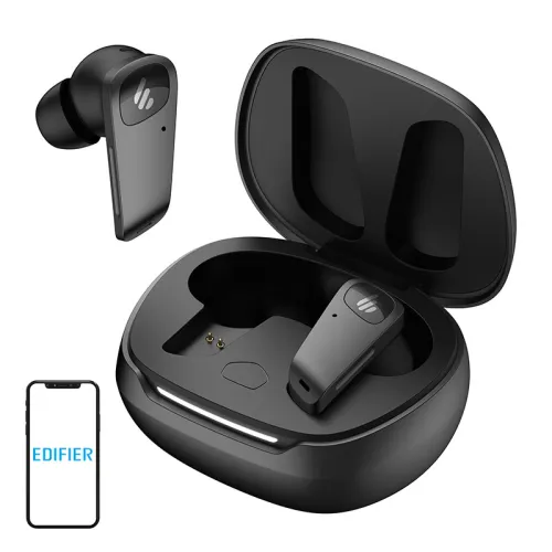 Słuchawki bezprzewodowe Edifier NeoBuds Planar ANC Dokanałowe Bluetooth 5.4 Czarny