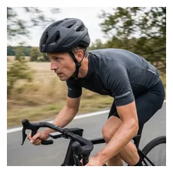 Kask rowerowy VAYOX Active VA0424BML Czarny MTB z lampką (rozmiar L)