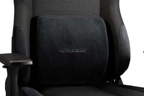 Fotel Ultradesk OVERLORD Gamingowy do 150kg Tkanina Czarny
