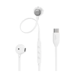 Słuchawki przewodowe JBL Tune 305C USB-C Douszne Biały