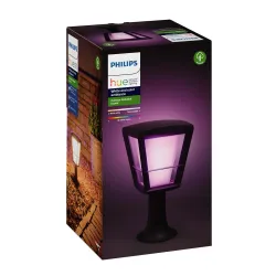 Zewnętrzna latarnia Philips Econic Hue Outdoor Pedestal Light Black 17441/30/P7