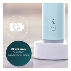 Szczoteczka soniczna PHILIPS Sonicare 6100 HX7406/01 Niebieski