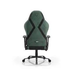 Fotel Diablo Chairs X-Horn 2.0 Normal Size Forest Green Gamingowy do 140kg Tkanina Czarno-Zielony