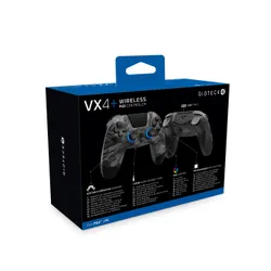 Геймпад Gioteck VX4 + Wireless RGB для PS4, ПК-беспроводной-черный-камуфляж