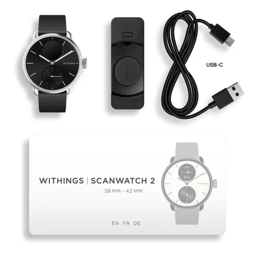 Smartwatch Withings ScanWatch 2 38mm черный