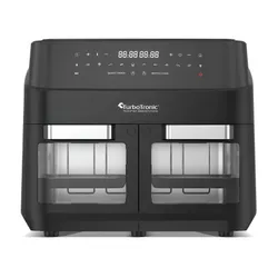 Air Fryer Frytkownica beztłuszczowa TURBOTRONIC TT-DAF7W Czarny z podwójnym koszem