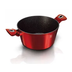 Garnek granitowy 28 cm Berlinger haus bh-1258 red metallic line 1szt