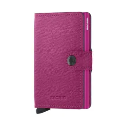 Kompaktowy portfel z RFID Secrid Miniwallet Crisple - fuchsia