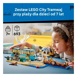 LEGO City 60506 Tramwaj przy plaży, zestaw klocków 7+