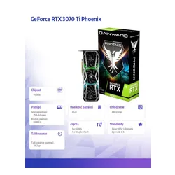 Видеокарта GeForce RTX 3070ti Phoenix 8GB GDDR6 256bit HDMI / 3D LHR