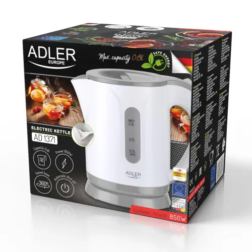 ADLER AD 1371 0,8 l - czajnik elektryczny bezprzewodowy