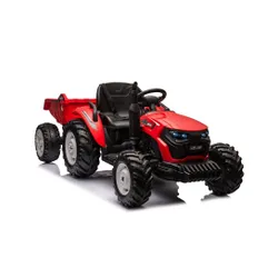 Traktor Na Akumulator Dla Dziecka Hc-306 24V 2X95W Przyczepa Eva LED Pilot