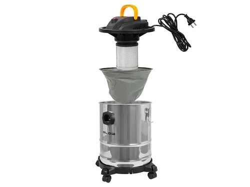 Odkurzacz Kominkowy do Popiołu Pieca Grilla Gruz Separator Przemysłowy 2000w