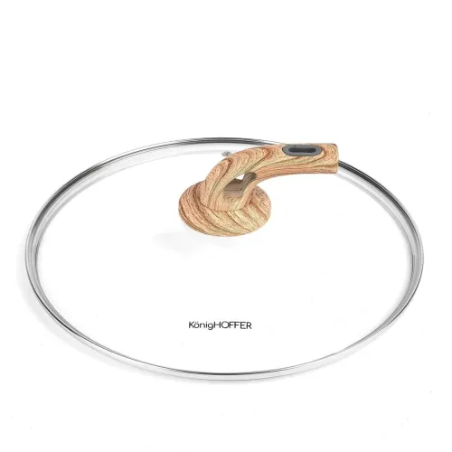 Garnek granitowy typu stone z pokrywką Konighoffer Fegato 6,2 l