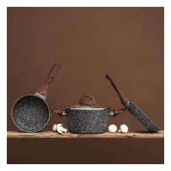 Garnek aluminiowy z pokrywką FLORINA MASTER 4,1 l