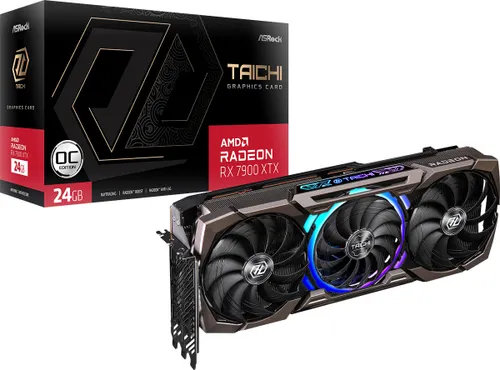 Karta graficzna ASROCK Radeon RX 7900 XTX Taichi OC 24GB