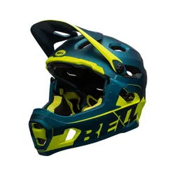 Kask rowerowy Bell FF Super DH MIPS Spherical matte gloss blue/hiviz