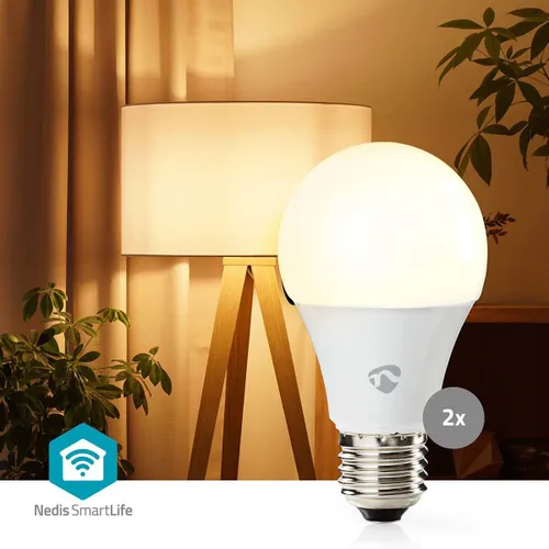 Inteligentna żarówka LED NEDIS SmartLife WIFILRC20E27 9W E27 Wi-Fi (2 szt.)