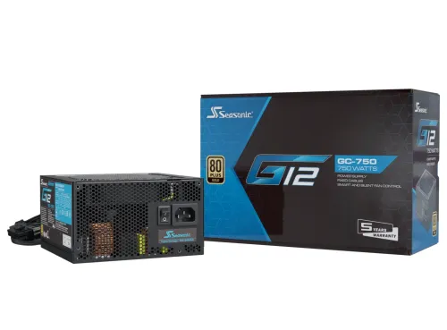 Zasilacz Seasonic G12 GC 750 750W 80+ Gold Czarny