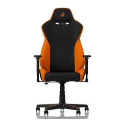 Fotel Nitro Concepts S300 Horizon Orange Gamingowy do 135kg Tkanina Czarno-pomarańczowy