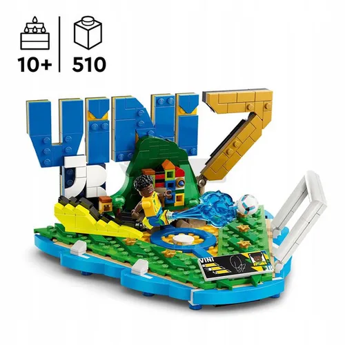 LEGO Editions 43027 Vini Jr. Piłkarski Momenty, zestaw klocków