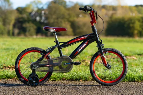 Rower dziecięcy HUFFY Moto X 16 cali dla chłopca Czarny