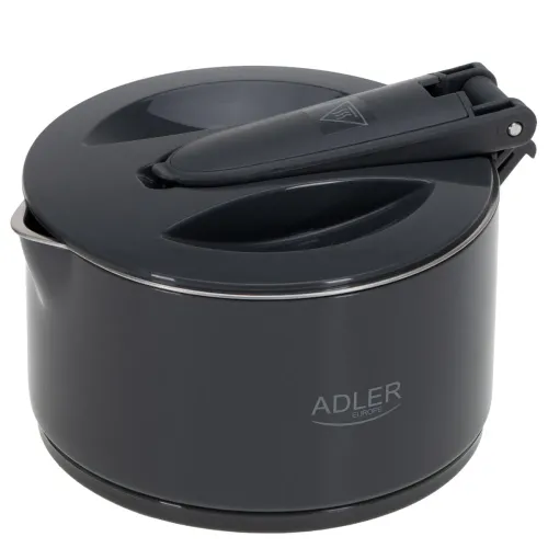 ADLER AD 1377 0,6 l czarny - czajnik elektryczny turystyczny silikonowy