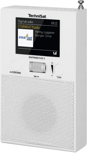 Radioodbiornik TechniSat DigitRadio Flex 2 Radio FM DAB+ Bluetooth Biały