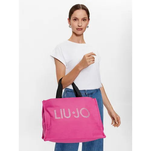 Сумка Liu Jo L Tote Canvas Logo S 2A3113 T0300 Lampone Light 72627